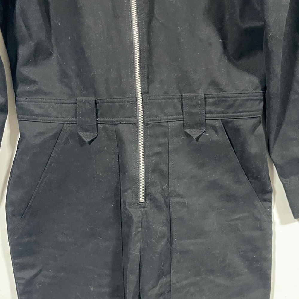 Steve Madden women’s Black Full-Zip Jumpsuit - Picture 4 of 5